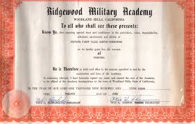 ridgewood military academy