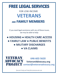 legal assistance for veterans